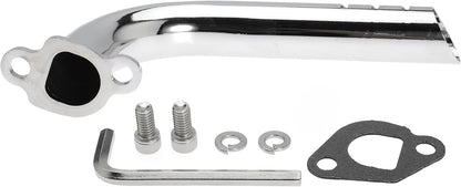 Exhaust Pipe for Predator 212cc 196cc GX160 GX200, for Baja Warrior MB165 MB200, and for Coleman CT200U BT200X CT200U for Motovox MBX20 Go Kart Mini Bike Harbor Freight Powerhorse 208