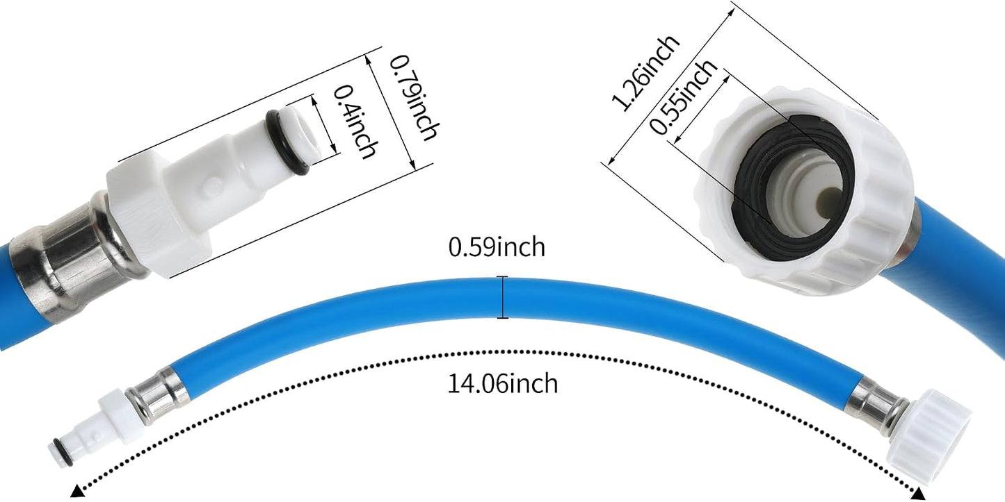 Flush Hose for Yamaha Boat Waverunner LX VX VXR FXHO VX110 VX FX Cruiser GP1800 GP1300 AR190 for Deluxe for Jet Ski (Pack of 1)