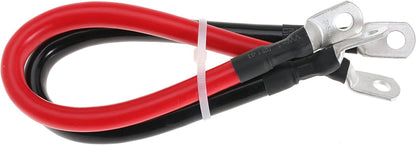 2 AWG Battery Cable 2AWG Battery Power Inverter Cables with 5/16 in Lugs Terminal for Automotive Solar Marine Boat RV Car Motorcycle (1FT)