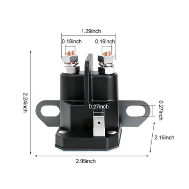725-1426 Starter Solenoid for MTD 925-1426 925-1426A 925-0771 725-1426A 725-0771 for Snapper 18817 75671 for Toro 112-0309 12V Lawn Mower Starter Solenoids with 1/4'' Terminal Stud