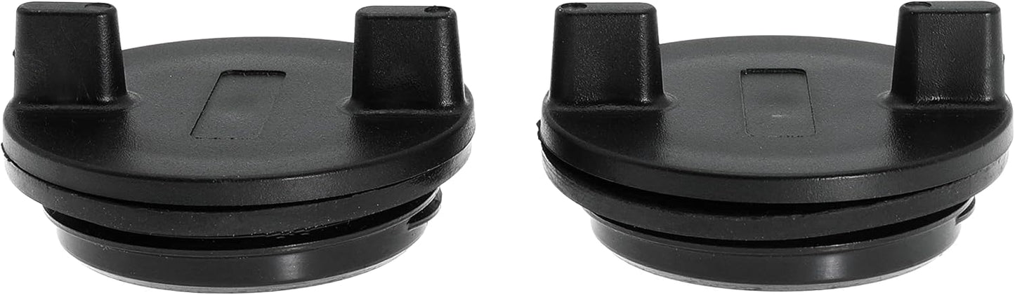 Fuel Deck Fill Cap Replaces 0126DP0BLK for Perko 1313 and 1314 Series for Seachoice 32011 for Ranger Brass Non-Locking Cap 2 Pcs