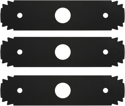 8 Inch Edger Steel Serrated Blade Replace AC04215 Reversible Heavy Duty Hardened Steel Edger Blade for Ryobi for Edgers UT50500 UT15518 RY15518 RYEDG11 P2310 P2300B 1" Center Hole (3)