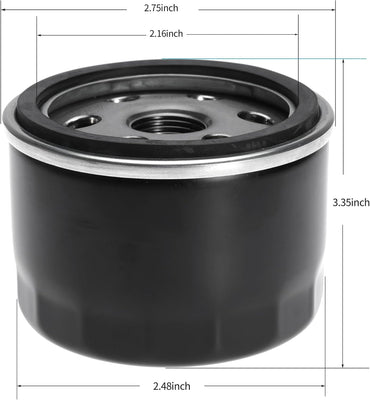 Oil Filter Replace 49065 7007 for Kawasaki FR651V FR691V, Pack of 6 | 49065 0721, 49065 2077,For Kawasaki FR691V FB460V FC420V FX541V FX600V FS730, For Craftsman YT3000 YT4000 GT5000 GT5600