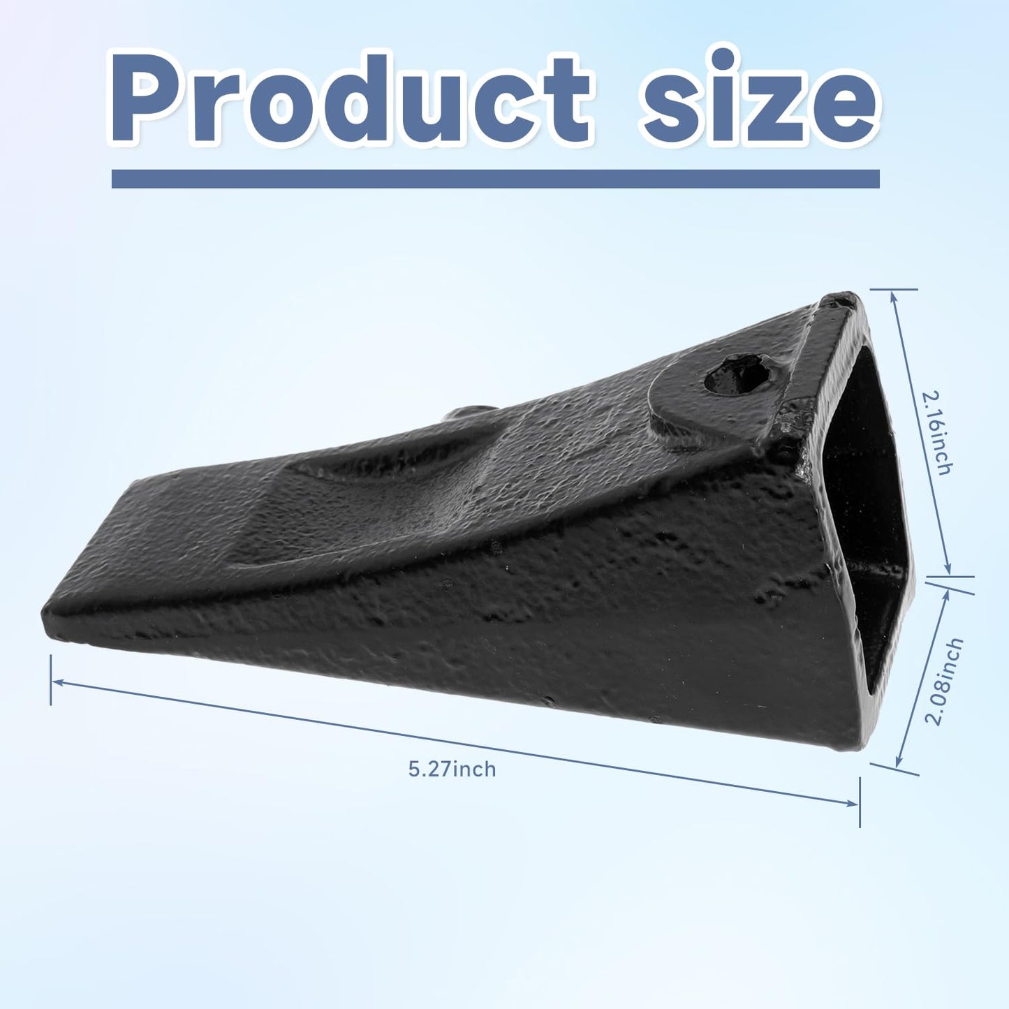 Bucket Tooth Replace 1914210182 6716001 for Hensley X156L X156 156PN P156 X156P for Takeuchi TB135 for Kubota Excavator for Skid Steer Backhoe Loader(Pack of 6)