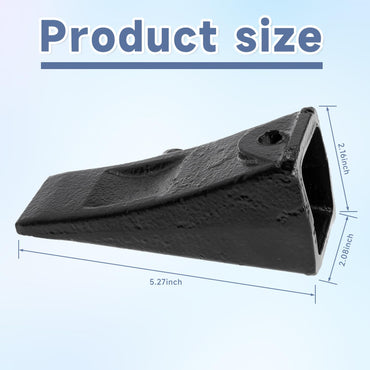 Bucket Tooth Replace 1914210182 6716001 for Hensley X156L X156 156PN P156 X156P for Takeuchi TB135 for Kubota Excavator for Skid Steer Backhoe Loader (Pack of 4)
