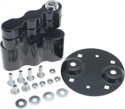 2Pack Pack Mount Lock with Keys Locking Pack Mount for Rotopax for RX-LOX-PM for LOX-PM Fuel Pack or Storage Box Water Pack Gas Can Mounts and for Fuel Standard Pack
