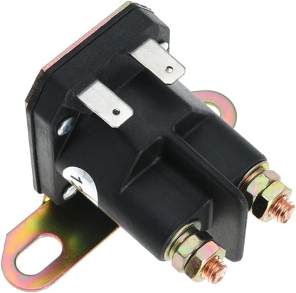 12V Starter Solenoid for Cub Cadet LT1042 LT1045 LT1046 LTX1050 MTX1050 for John Deere LA105 LA110 LA115 LA120 LA125 LA135 D110 D120 D125 D130 Lawn Mower Tractor Replace 725-04439 AM138068 435-151