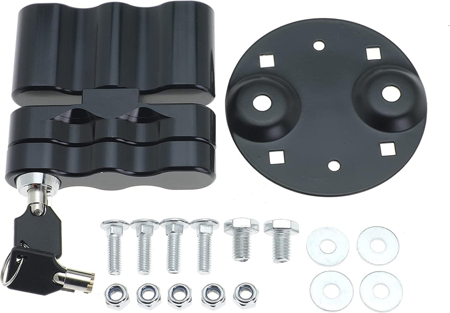 2Pack Pack Mount Lock with Keys Locking Pack Mount for Rotopax for RX-LOX-PM for LOX-PM Fuel Pack or Storage Box Water Pack Gas Can Mounts and for Fuel Standard Pack