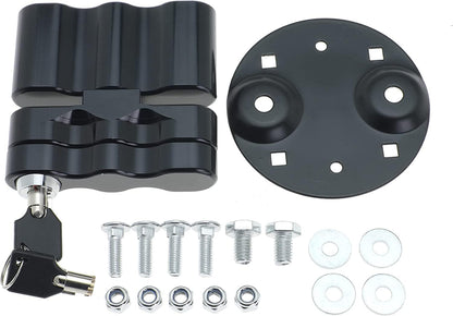 2Pack Pack Mount Lock with Keys Locking Pack Mount for Rotopax for RX-LOX-PM for LOX-PM Fuel Pack or Storage Box Water Pack Gas Can Mounts and for Fuel Standard Pack