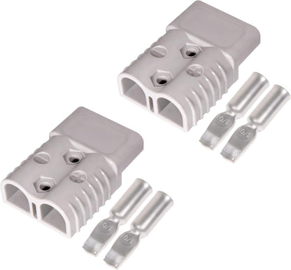 175A 600V Battery Quick Connect Disconnect Connectors with 1/0 AWG Cable Plugs 2pack