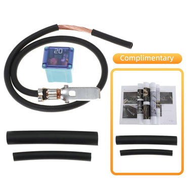 EL3Z-14293-A Fuel Pump Fuse Relocation Terminal Kit with 2 extra tubes for Ford F150 3.5 3.7 4.6 5.0 6.2 V6 V8 2009-2014 09 10 11 12 13 14 Replaces 926-034 EL3Z14293A 926034