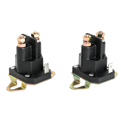 435-700 Starter Solenoid for Hus-qvarna 539101714 for Trom-Betta 812-1221-211 854-1221-210 Most Riders & Zero Turn Lawn Mowers Starter Solenoid 3 Terminal 12V Replace 93265-9 93265WR 93265-WR