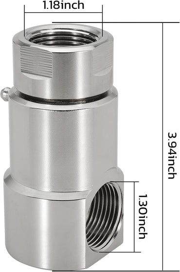 1 inch Swivel Hose Reel Fitting 4000 PSI with Grease Zerk for Industrial | For Industrial and Home, Steel Hose Reel