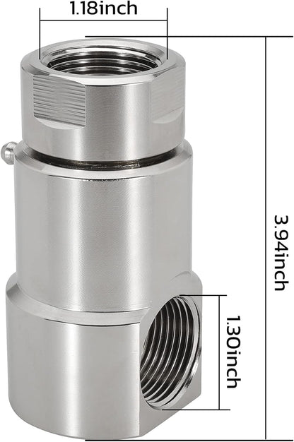 1 inch Swivel Hose Reel Fitting 4000 PSI with Grease Zerk for Industrial | For Industrial and Home, Steel Hose Reel