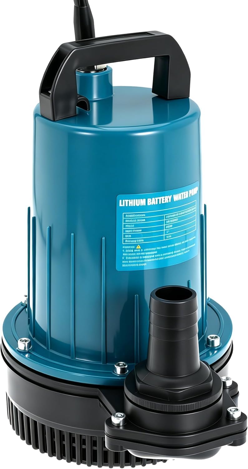 0.75HP 2900 GPH Sump Pump Electric Submersible Portable Utility Water Removal Transfer Pump for Swimming Pool Garden Pond Tubs Basement Window Wells Flood Drainage with 15 Feet Long Power Cord