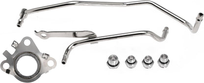 Replacement 926-186 Turbo Coolant Line Tubes, Passenger/Right Side Oil Cooler Line Kit for Ford Expedition 15-17, F150 11-16, Transit 150 250 350 350HD 15-21 and for Lincoln Navigator 15-17