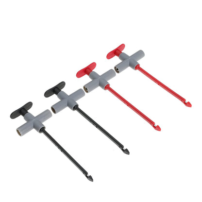 Puncture Probe Test Leads Wire-Piercing Test Clip Multimeter Testing Tool for Automotive Car Repairing and Electrical Testing 4 PCS