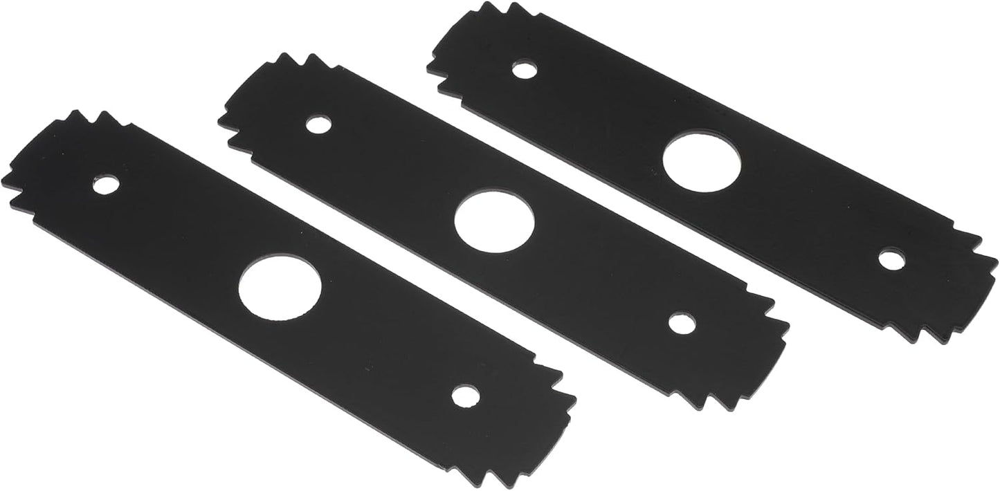 8 Inch Edger Steel Serrated Blade Replace AC04215 Reversible Heavy Duty Hardened Steel Edger Blade for Ryobi for Edgers UT50500 UT15518 RY15518 RYEDG11 P2310 P2300B 1" Center Hole (3)
