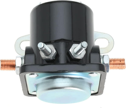 12V Heavy Duty Solenoid For Ford Replace Sw-3 SNL135 B-6A-11450A B6A-11002A B4TZ-11002-A D2AF11450AA 50-430 C6AF C7AF C9AF C3912 SS581T 4 Terminal Hot Rod Starter Relay Solenoid