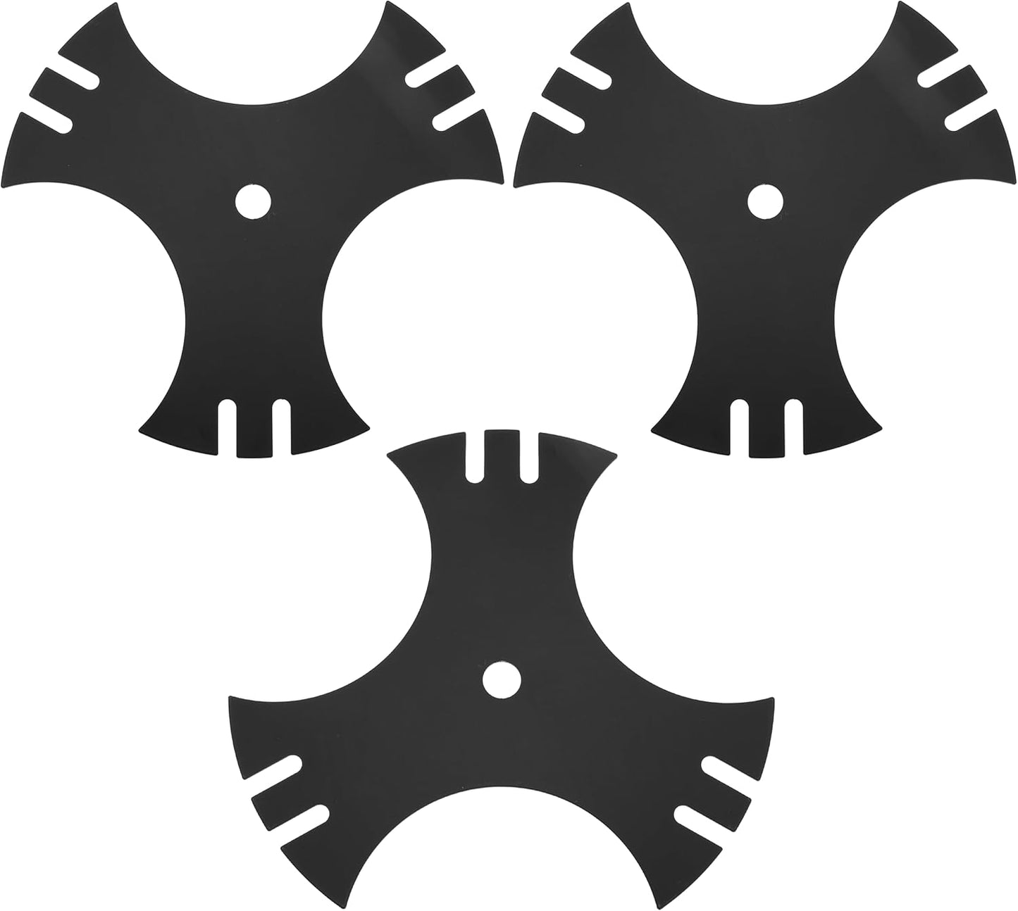 9" 3-Side Edger Star Blades 5/8" Center Hole for Troy-Bilt TB554 TEB515 for Craftsman Replace 7185767 781-0748 781-0748-0637 981-0748 40-009 490-105-M017 4PC