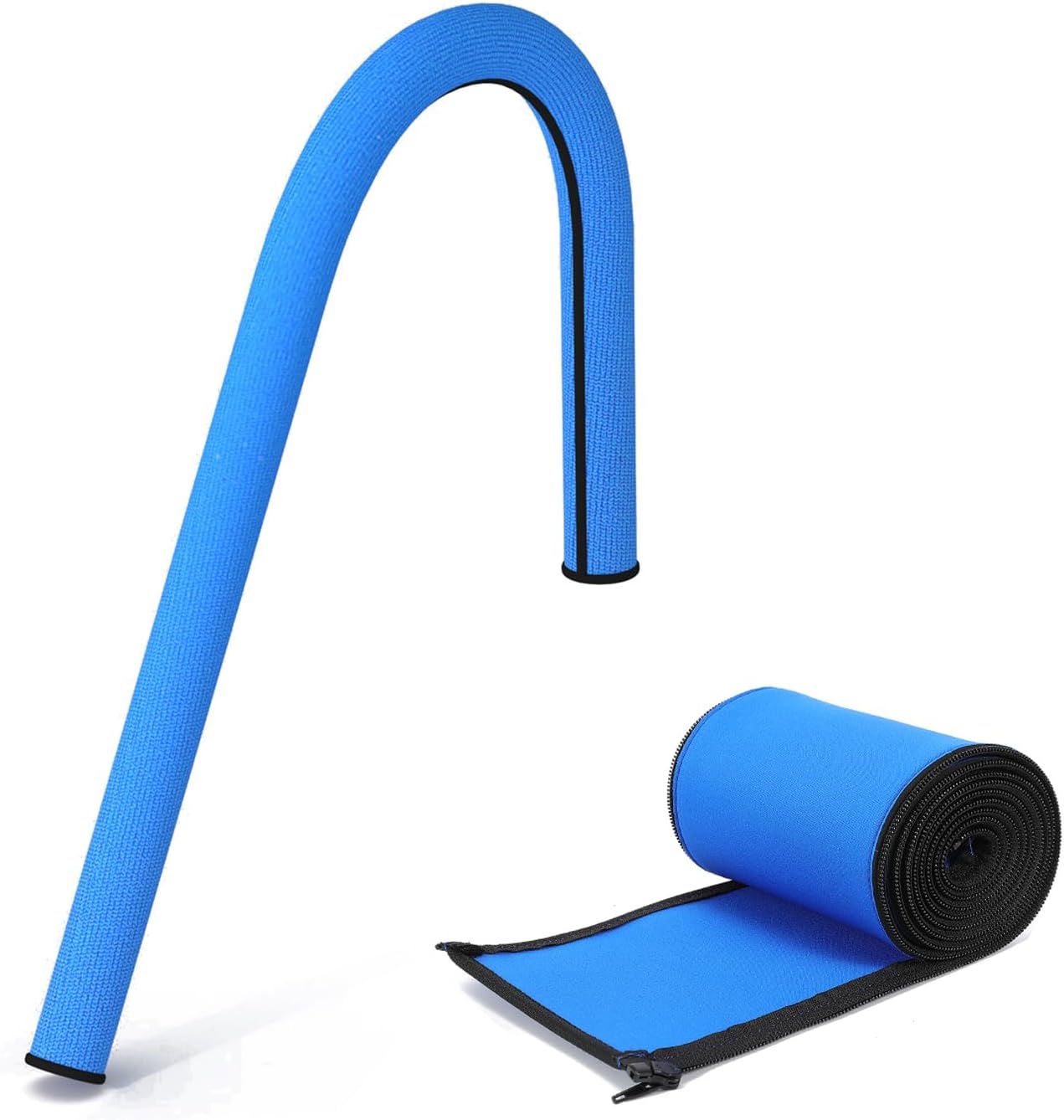 Pool Handrail Covers Slip Resistant Rail Grip Swim Railing Covers with Zipper Pool Handle for Swimming Sleeve Protector (4FT-1)