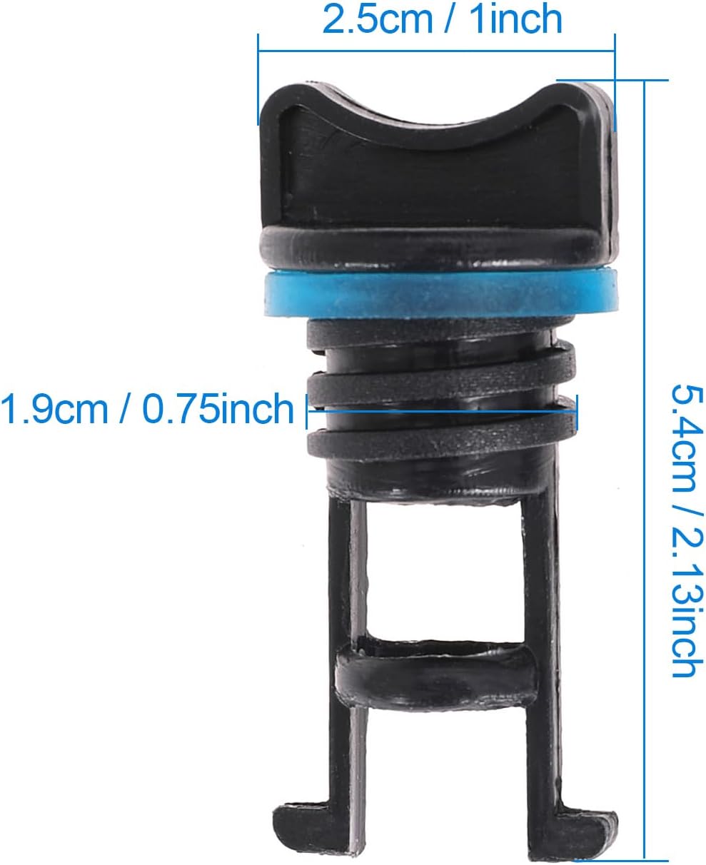 8Pcs Drain Plug kit Drain Stoppers Scupper Plug Kit for Dagger Kayaks for Stream Kayak for Ocean Kayak for Dinghy for Canoe for Boat