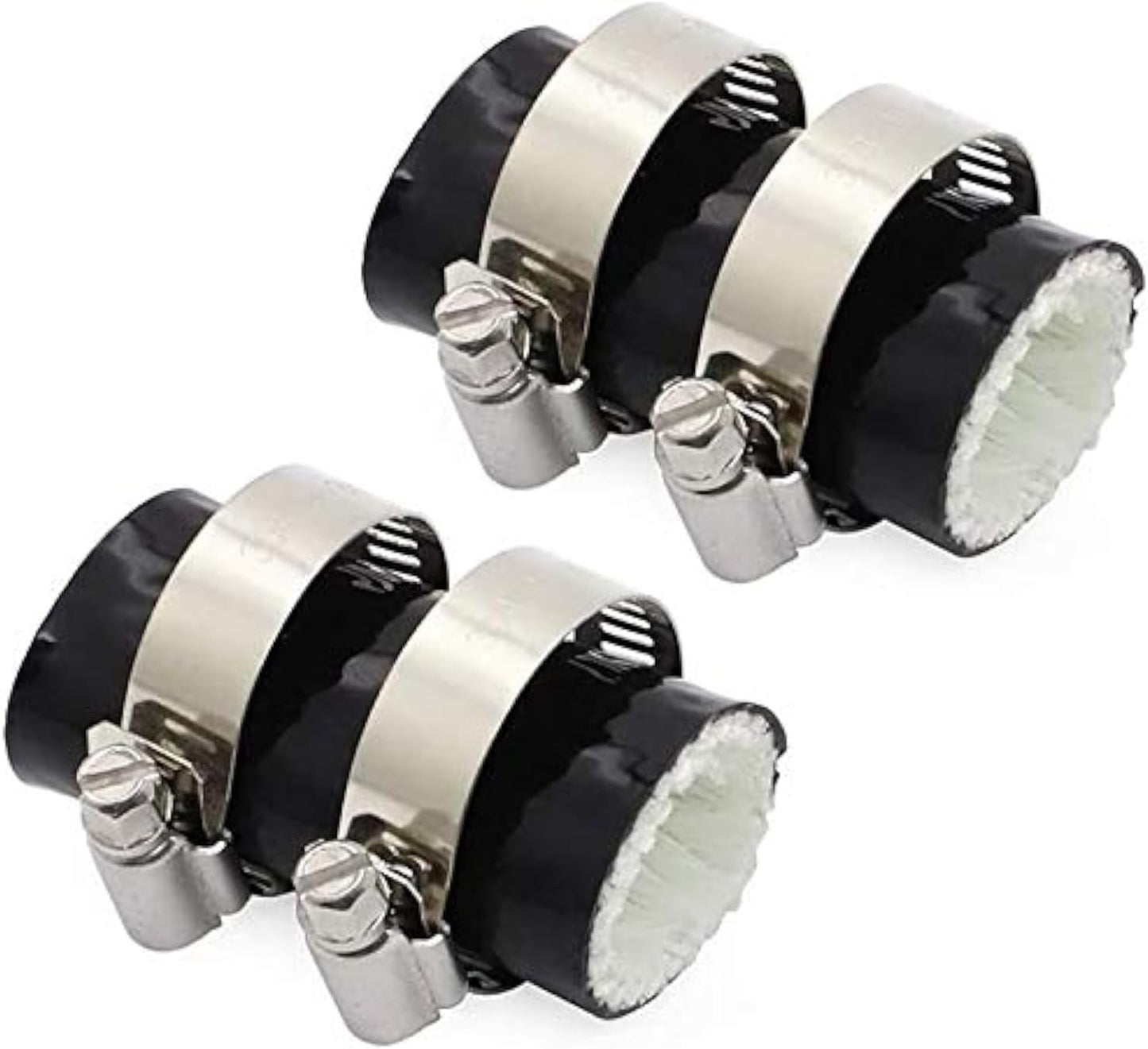 High Temp Exhaust Couplings Clamps for Yamaha Banshee YZF350 YFS200 Raptor Blaster KX80 KX125 KX250 CR80 CR125 CR250 CR450 TRX250R CR KX RM FMF DG Quads Dirt Bike | for Yamaha Raptor Blaster KX80 KX125 KX250 CR80 CR125 CR250 CR450 TRX250R, for Dirt Bike
