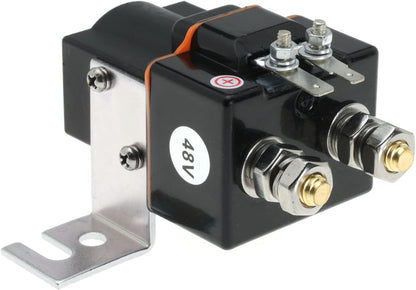 48V 4 Terminal Solenoid Replace 101908701 102774701 1019087-01 SW80-2028P SU60-2122P for DS Club Carts for Precedent Golf Carts Club Car Albright Solenoid Coil with Resistor Assembly