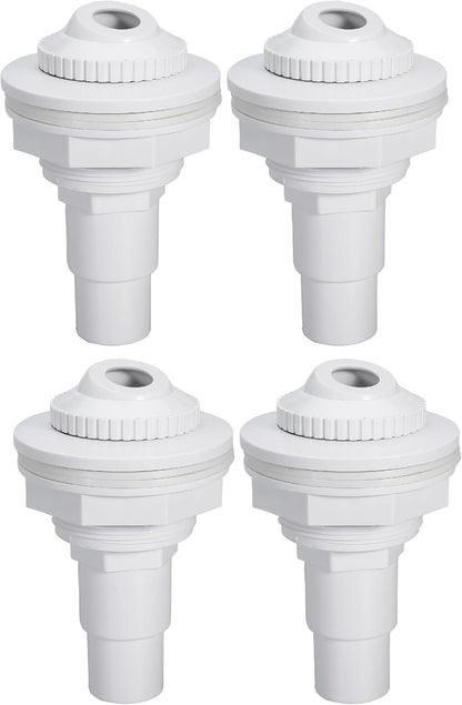 Pool Return Jet Fitting Above Ground Pool Complete Pool Return Jet Kit with Gaskets and Hose Adapter (4)