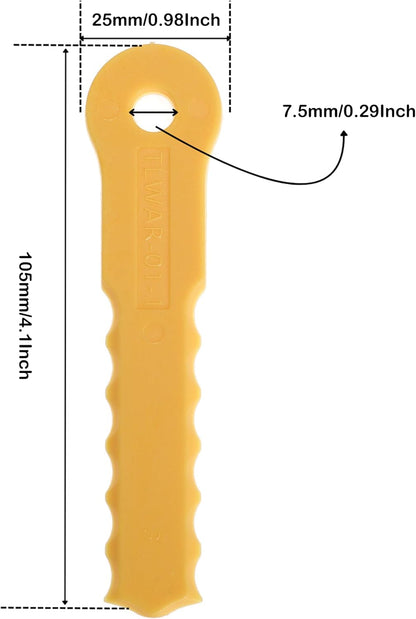 30PCS Replacement Blades for Weed Warrior Push-N-Load 3 Blade Trimmer Head for Pivotrim Hybrid 2-N-1 Head