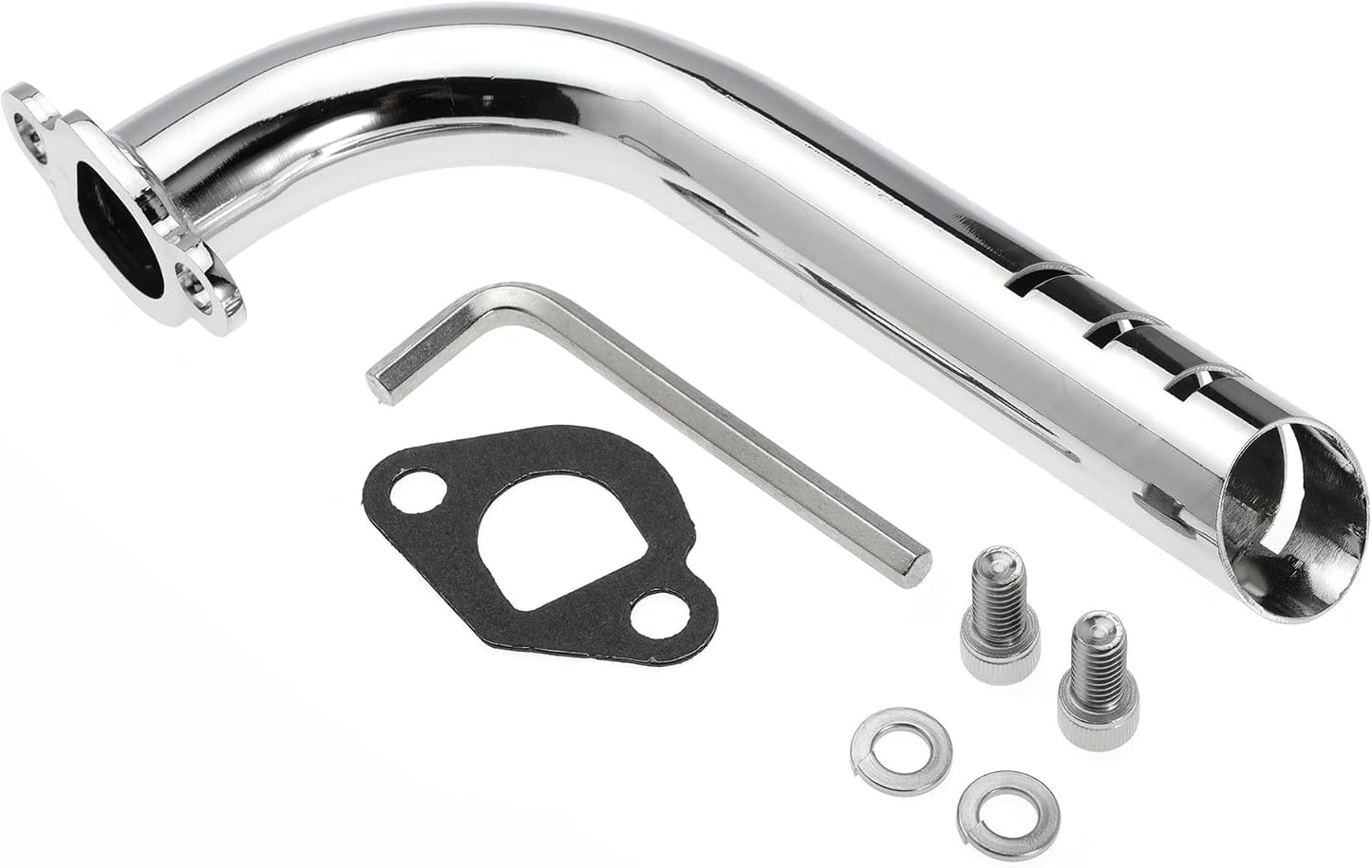 Exhaust Pipe for Predator 212cc 196cc GX160 GX200, for Baja Warrior MB165 MB200, and for Coleman CT200U BT200X CT200U for Motovox MBX20 Go Kart Mini Bike Harbor Freight Powerhorse 208
