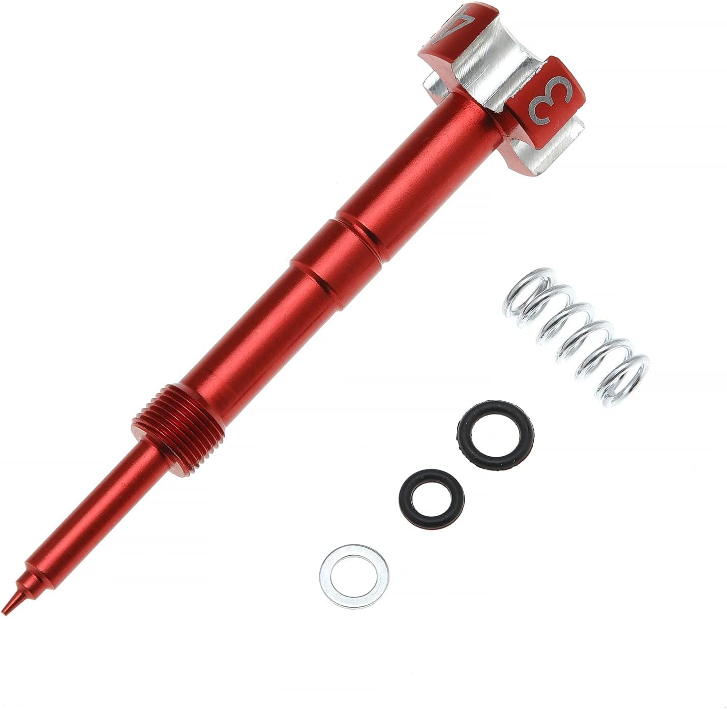 Air Fuel Mixture Screw for Keihin FCR Carb for Honda CRF150R CRF150R for Yamaha YFZ450 YZ250F YZ426F YZ450F for Kawasaki KLX450R KX250F KX450F for Suzuki RMZ250 RAMZ450 (Red)