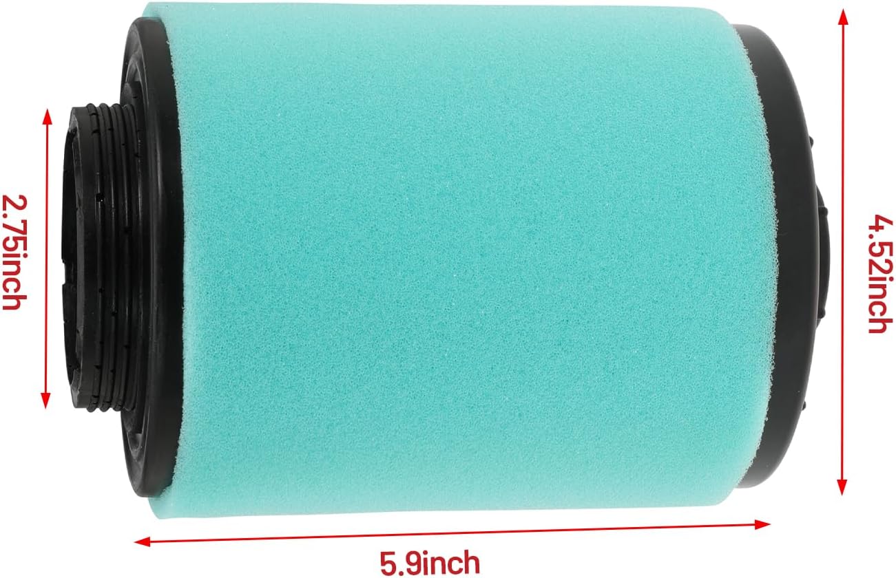 Air Filter Replace 707800371 for Outlander 450 500 570 650 800R 850 1000 1000R for Renegade 500 570 650 800R 850 1000 1000R, Pack of 2
