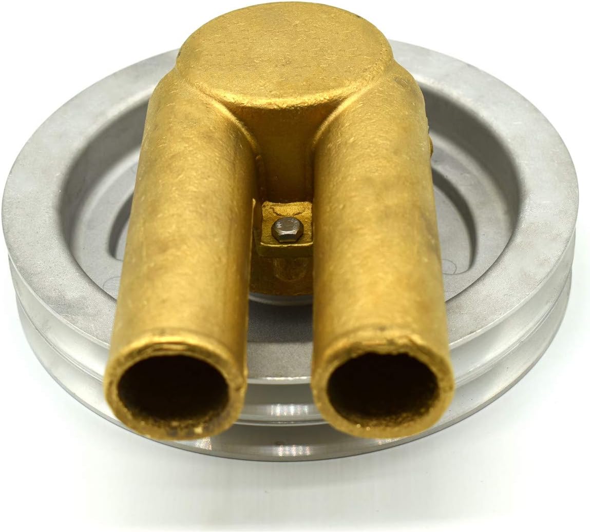 21214596 Sea Water Pump Compatible with Volvo Penta Belt Pulley 4.3 5.0 5.7 Engines Replace 21214596 3858229