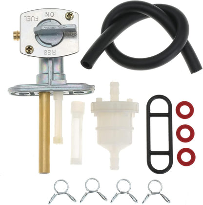 Fuel Tank Switch Vavle Petcock for Yamaha TTR90 TTR125 TTR225 TTR230 TTR250 YFB250 YFM200 YFM225 YFM250 YFM350 YFM400 YFM600, for Bear Tracker 250 for Bruin 250 350 for Big Bear 250 350 for KLF300