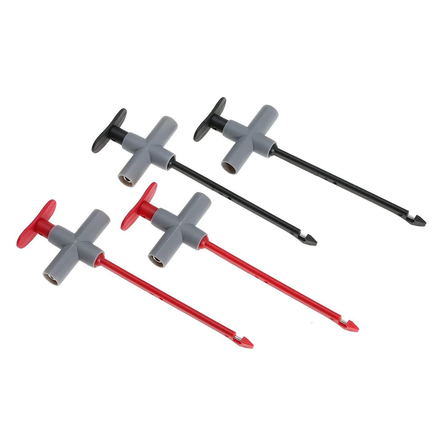Puncture Probe Test Leads Wire-Piercing Test Clip Multimeter Testing Tool for Automotive Car Repairing and Electrical Testing 4 PCS