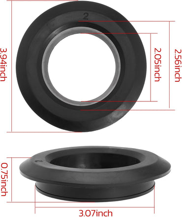 2 Inch Flexible Rubber Tank Adapter Compression Fittings for Sealing