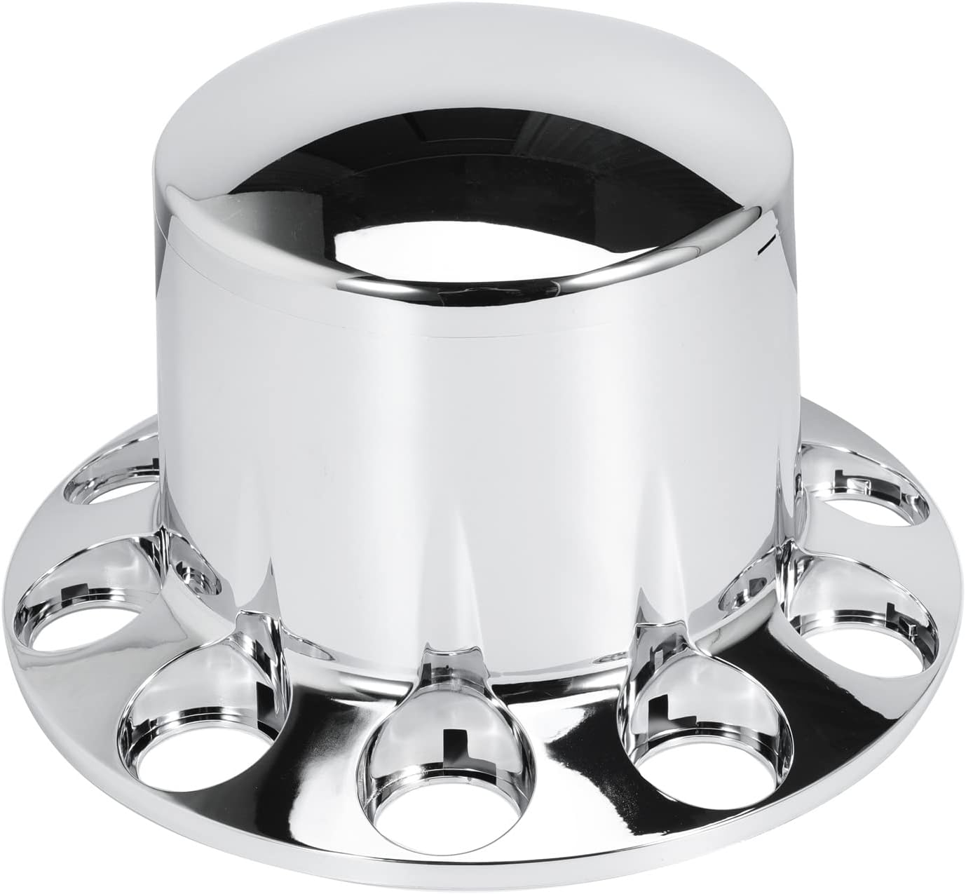 Front and Rear Axle Wheel Cover Hub Cap 33mm Screw-on Lug Nut Covers for Freightliner Kenworth Peterbilt, for Semi Trucks, Domed