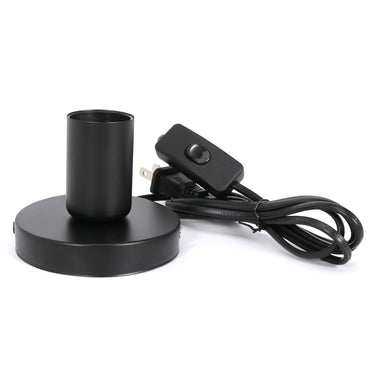 3Pcs Desktop Lamp Base Light Base Socket Screw Light Bulb Holder Base with 6 Feet Cord on Off Switch Plug for Holding Bulb for Your Night Light