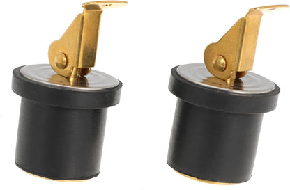 Boat Drain Plug Brass Boat Plug Snap Rubber Plugs Deck Plug for Boat Marine Twist Accessories