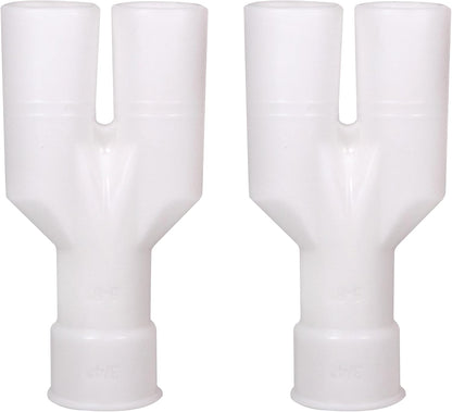 Double Drain Hose Joiner Replacement for Fisher and Paykel 529872 for Dual Drawer Dishwashers, 2pcs