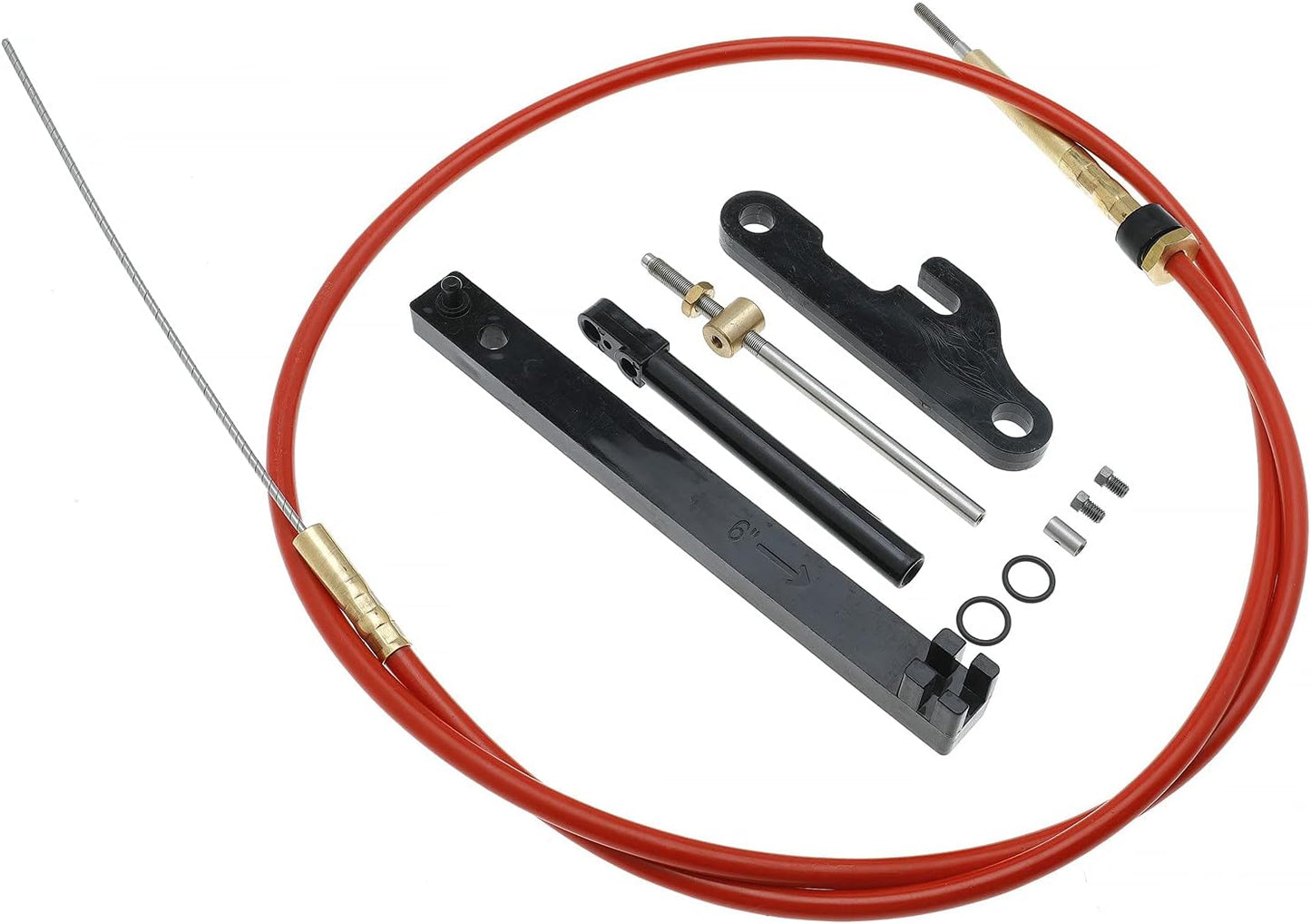 987661 Lower Shift Cable Assembly for OMC Cobra Sterndrive Replaces 987661 986654 987498 18-2245 for 1986 1987 1988 1989 1990 1991 1992 1993