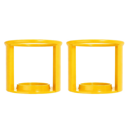 Acetylene Cylinder Regulator Safety Cap Protector Safety Collar 3-1/2 x 12 Fine Thread for Acetylene Cylinder, Acetylene Tank, High Pressure Cylinder, Low Pressure Cylinder (Red, 2PCS (312))