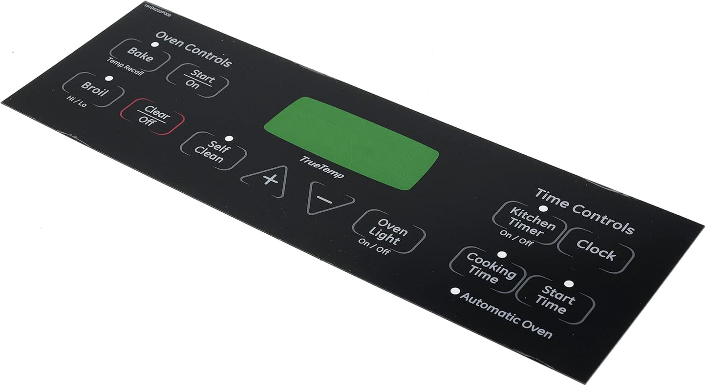 Replacement WB27T11005 Oven Faceplate for Electric Range Oven Stove Graphic Face Cover Replaces 1473975 AH2321447 EA2321447 PS2321447