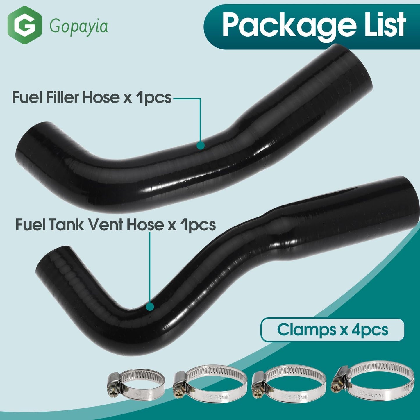 Replacement 52040079 Fuel Filler Hose for Jeep Wrangler YJ 1987-1995 Replaces 52040081