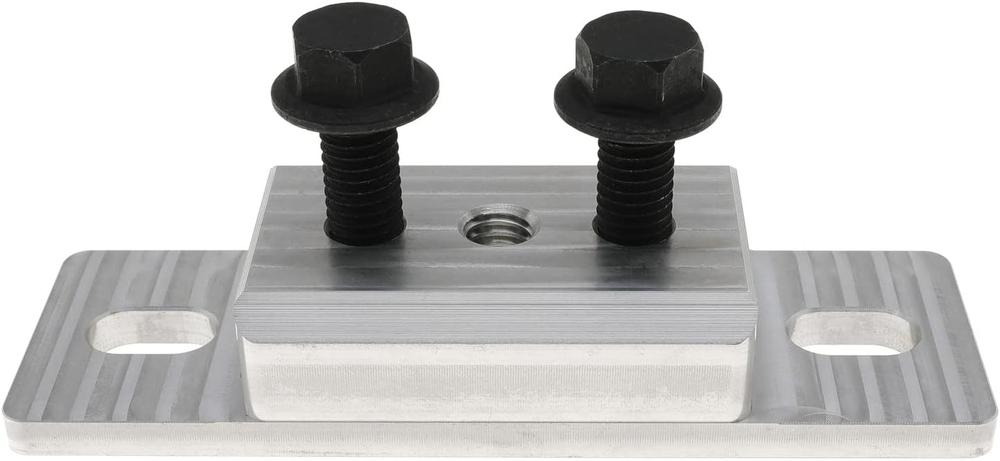 Solid Aluminum Transmission Mount for GM for Chevy TH350 TH400 4L60E 4L65E 4L70E 4L80E 4L85E 6L80E 6L90E 700R4 T56 Magnum 2004R TR6060 Manual Powerglide Muncie 4 speed 551404 with Bolts