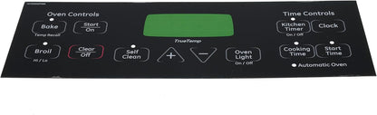 Replacement WB27T11005 Oven Faceplate for Electric Range Oven Stove Graphic Face Cover Replaces 1473975 AH2321447 EA2321447 PS2321447