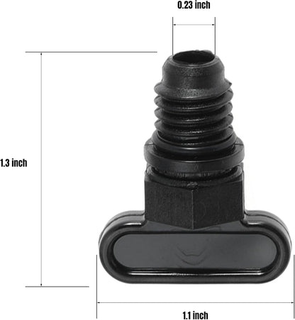 Manifold Water Drain Plug for Volvo for Penta 4.3L 5.0L 5.7L Outdrives 3849500 3849892 21114522 (Pack of 1)