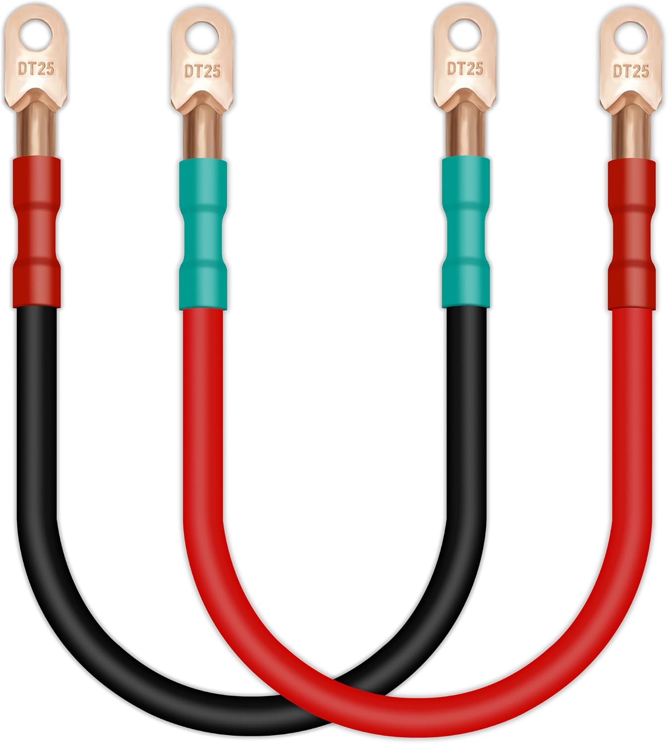 4 AWG Golf Cart Battery Cables for EZGO TXT 1994-UP 36V/48V 4 Gauge Pure Copper Wire