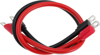Golf Cart Battery Cables for EZGO E-Z-Go TXT 1994-UP 36V and 48V 4 Gauge Pure Copper AC/DC Wiring Set 7pcs